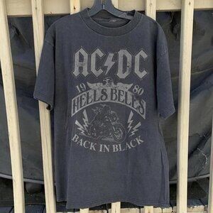 Acdc 1980 Hells Bells Rock N Roll T-Shirt, Acdc Power Up Tour 2025 Shirt For Fan